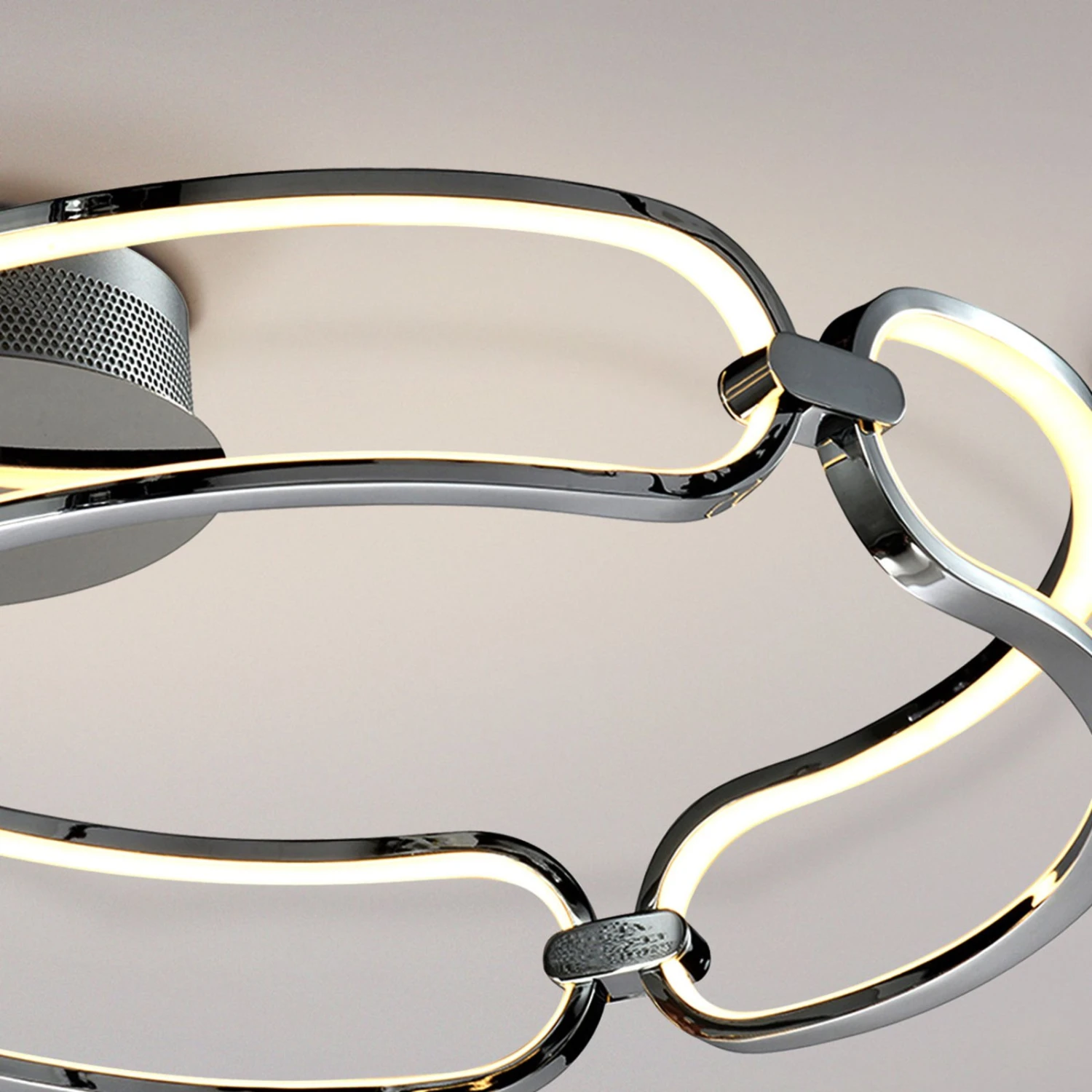 Plafonnier LED Colette, à 3 Lampes, Chromé 6 Plafonnier LED Colette, à 3 Lampes, Chromé – Image 4