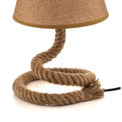 Lampe à Poser Mauli En Corde Et Tissu 17 Lampe à Poser Mauli En Corde Et Tissu -Sélectionnez Les Magasins D'Éclairage 8603239 6