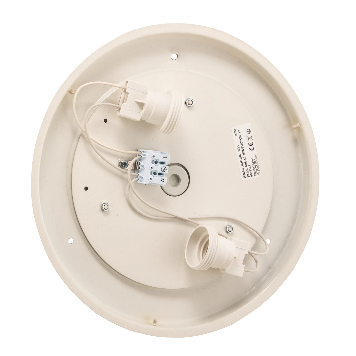 Plafonnier Cleo 300, IP54, Ø 30 cm Cuivre 10 Plafonnier Cleo 300, IP54, Ø 30 cm Cuivre – Image 8