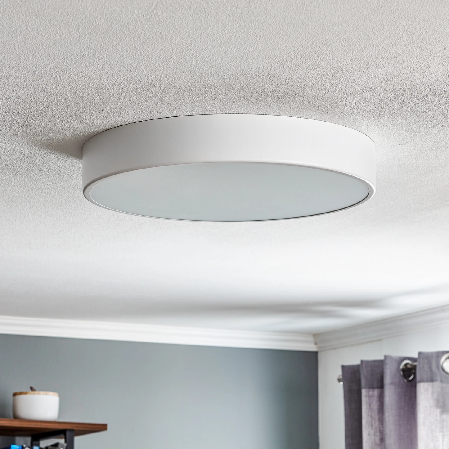 Plafonnier Cleo 500, Capteur, Ø 50cm Blanc 4 Plafonnier Cleo 500, Capteur, Ø 50cm Blanc – Image 2