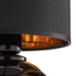 Lampe à Poser Palla, Ø 20 cm, Noire/dorée -Sélectionnez Les Magasins D'Éclairage 9050347 4