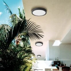 Plafonnier D'extérieur LED Anabella, Gris Foncé 7 Plafonnier D'extérieur LED Anabella, Gris Foncé -Sélectionnez Les Magasins D'Éclairage 9514524 2