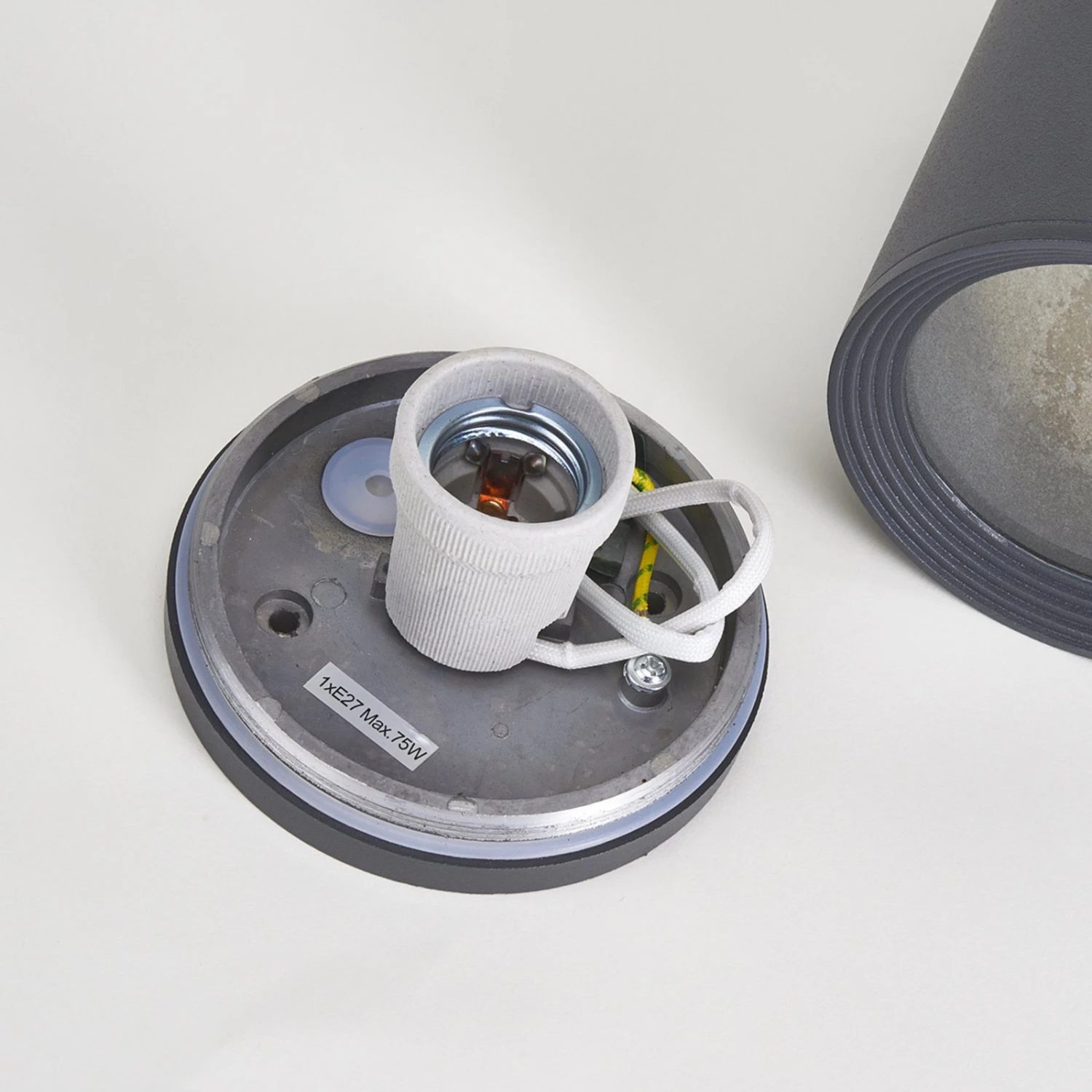 Lucande Plafonnier D'extérieur Minna Gris Foncé 8 Lucande Plafonnier D'extérieur Minna Gris Foncé – Image 6