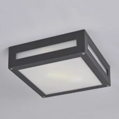 Lucande Plafonnier D'extérieur Carré Nerea 13 Lucande Plafonnier D'extérieur Carré Nerea -Sélectionnez Les Magasins D'Éclairage 9618030 3