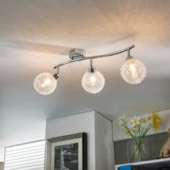 Plafonnier Ticino, à 3 Lampes, Long 11 Plafonnier Ticino, à 3 Lampes, Long -Sélectionnez Les Magasins D'Éclairage 9620779 2