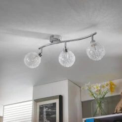 Plafonnier Ticino, à 3 Lampes, Long 12 Plafonnier Ticino, à 3 Lampes, Long -Sélectionnez Les Magasins D'Éclairage 9620779 3