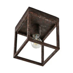 Plafonnier Rustique Emin à Cadre Métallique -Sélectionnez Les Magasins D'Éclairage 9621503 3