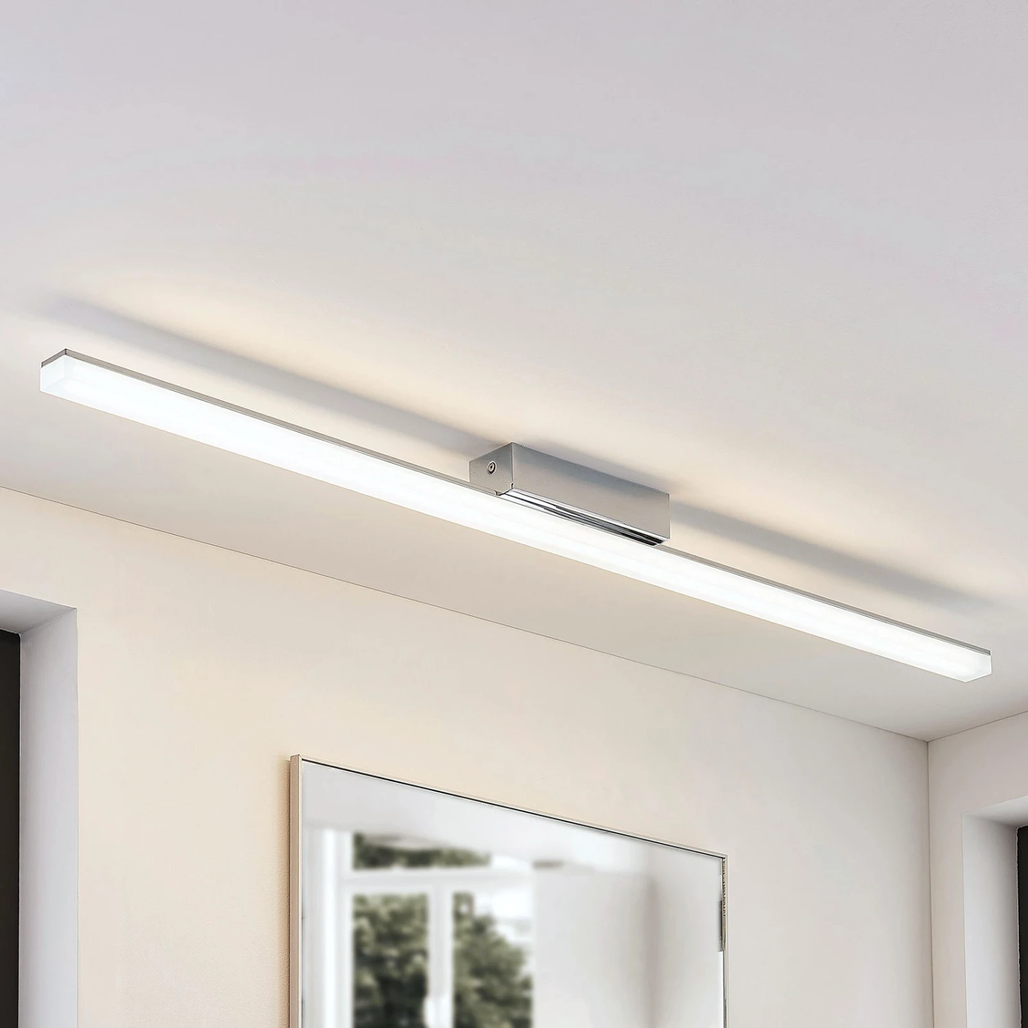 Plafonnier LED Longitudinal Levke, IP44 3 Plafonnier LED Longitudinal Levke, IP44