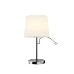 Lampe à Poser Tissu Benjiro à Liseuse LED -Sélectionnez Les Magasins D'Éclairage 9624026 5