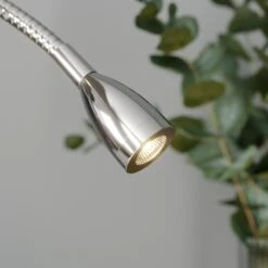 Lampe à Poser Tissu Benjiro à Liseuse LED -Sélectionnez Les Magasins D'Éclairage 9624026 8