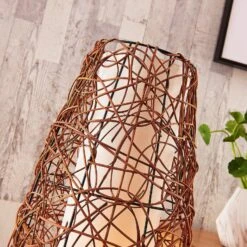 Lampadaire Nias En Rotin Et En Tissu -Sélectionnez Les Magasins D'Éclairage 9624091 5