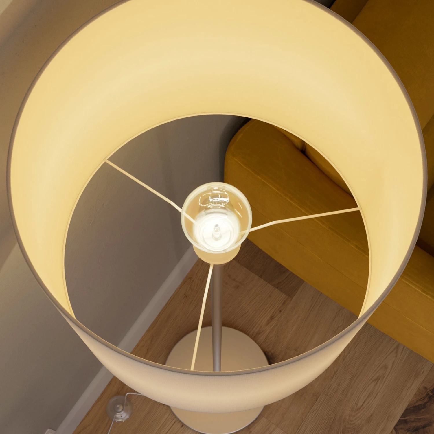 Lindby Smart Lampadaire Everly Abat-jour Tissu 9 Lindby Smart Lampadaire Everly Abat-jour Tissu – Image 7