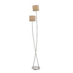 Lucande Juljana Lampadaire, 2 L., Abat-jour Tissu 16 Lucande Juljana Lampadaire, 2 L., Abat-jour Tissu -Sélectionnez Les Magasins D'Éclairage 9626234 5