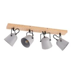 Lindby Adalin Plafonnier à 4 Lampes, Gris 14 Lindby Adalin Plafonnier à 4 Lampes, Gris -Sélectionnez Les Magasins D'Éclairage 9627371 3