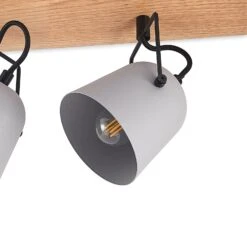 Lindby Adalin Plafonnier à 4 Lampes, Gris 17 Lindby Adalin Plafonnier à 4 Lampes, Gris -Sélectionnez Les Magasins D'Éclairage 9627371 6