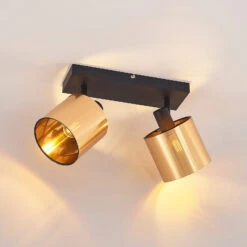 Lindby Joudy Plafonnier, 2 Lampes, Bronze Clair -Sélectionnez Les Magasins D'Éclairage 9627428 5