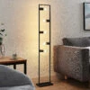 Lindby Sherwin Lampadaire, Cadre Métal Noir -Sélectionnez Les Magasins D'Éclairage 9627929