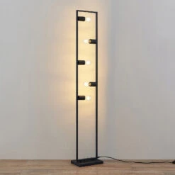 Lindby Sherwin Lampadaire, Cadre Métal Noir -Sélectionnez Les Magasins D'Éclairage 9627929 4