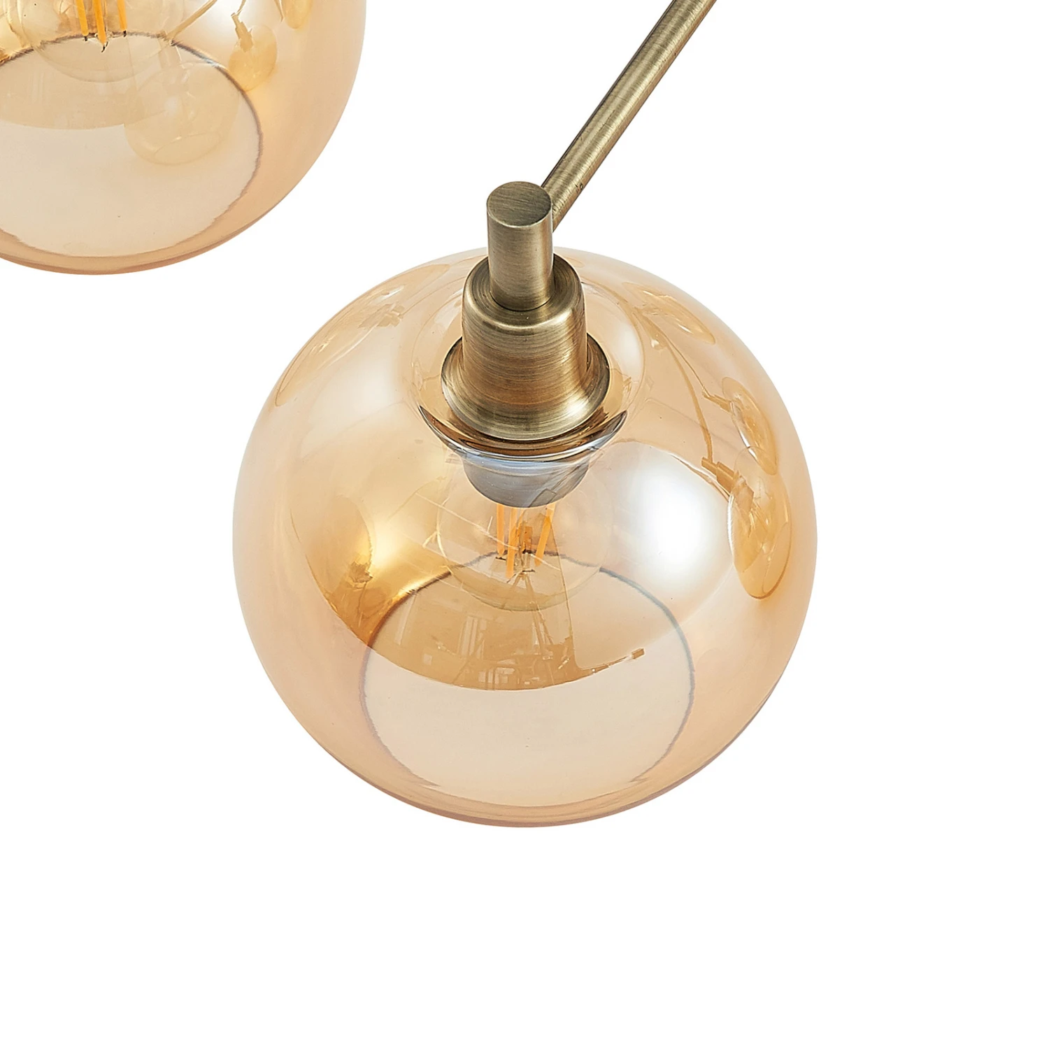 Lindby Jemissa Plafonnier, à 6 Lampes, Ambre 10 Lindby Jemissa Plafonnier, à 6 Lampes, Ambre – Image 8