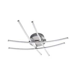 Plafonnier LED Yael, Chromé, 4 Tiges -Sélectionnez Les Magasins D'Éclairage 9639008 2