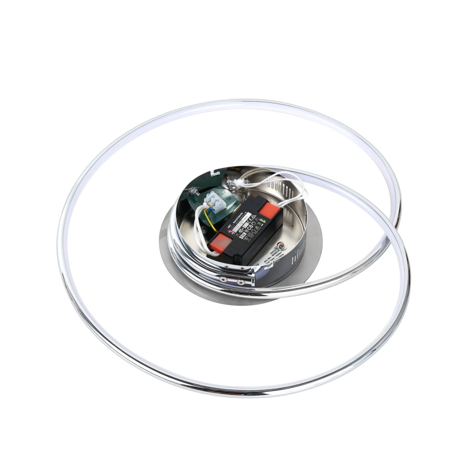 Lindby Joline Plafonnier LED, Chromé, 46 cm 9 Lindby Joline Plafonnier LED, Chromé, 46 cm – Image 7