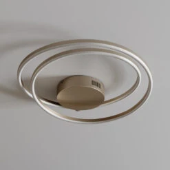 Lindby Davian Plafonnier LED, Dimmable, Nickel 13 Lindby Davian Plafonnier LED, Dimmable, Nickel -Sélectionnez Les Magasins D'Éclairage 9639138 2