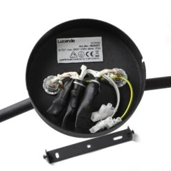 Lucande Carlea Plafonnier à 4 Lampes, Noir-laiton -Sélectionnez Les Magasins D'Éclairage 9639207 7