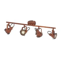 Lindby Scabra Spot Pour Plafond Rouille, 4 Lampes 14 Lindby Scabra Spot Pour Plafond Rouille, 4 Lampes -Sélectionnez Les Magasins D'Éclairage 9921043 3