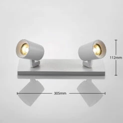 Arcchio Iavo Spot Plafond Angulaire Blanc 2 Lampes -Sélectionnez Les Magasins D'Éclairage 9928002 3