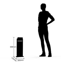 Lindby Cathalena Borne Lumineuse LED En Gris Foncé 16 Lindby Cathalena Borne Lumineuse LED En Gris Foncé -Sélectionnez Les Magasins D'Éclairage 9932026 5