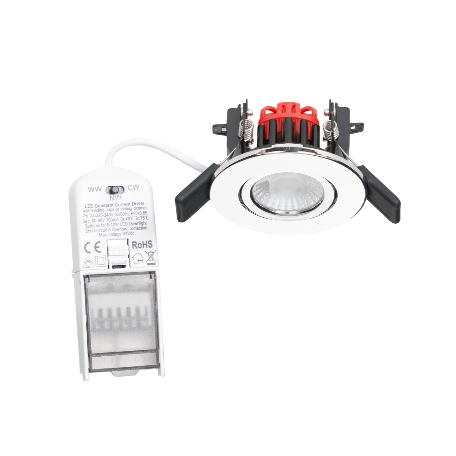 Arcchio Cyrian Lampe Encastrable LED, IP65, Chromé 7 Arcchio Cyrian Lampe Encastrable LED, IP65, Chromé – Image 5