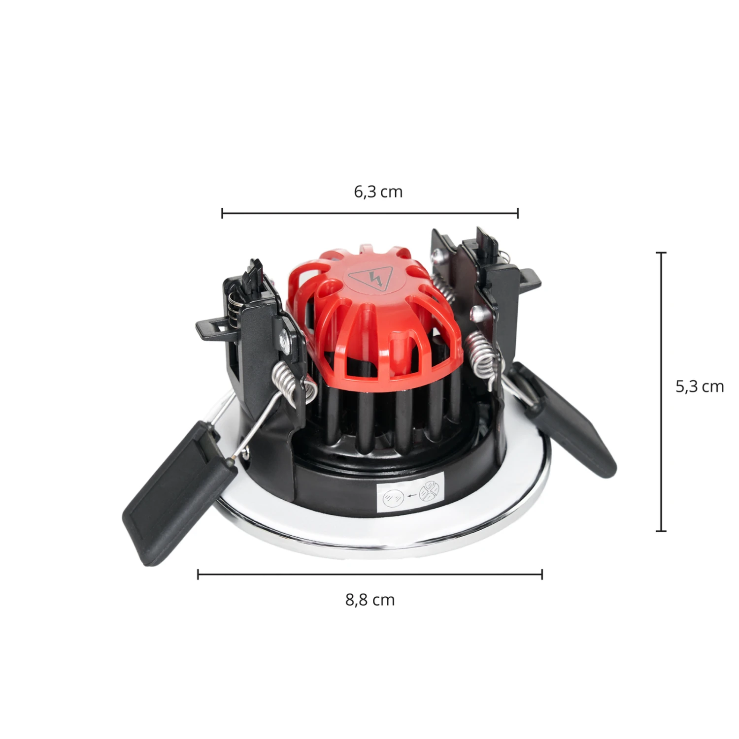 Arcchio Cyrian Lampe Encastrable LED, IP65, Chromé 8 Arcchio Cyrian Lampe Encastrable LED, IP65, Chromé – Image 6