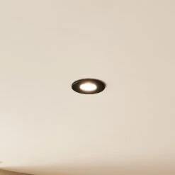 Arcchio Elmon Lampe Encastrable LED, IP65, Noir