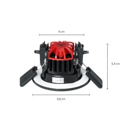 Arcchio Elmon Lampe Encastrable LED, IP65, Noir 16 Arcchio Elmon Lampe Encastrable LED, IP65, Noir -Sélectionnez Les Magasins D'Éclairage 9934189 5