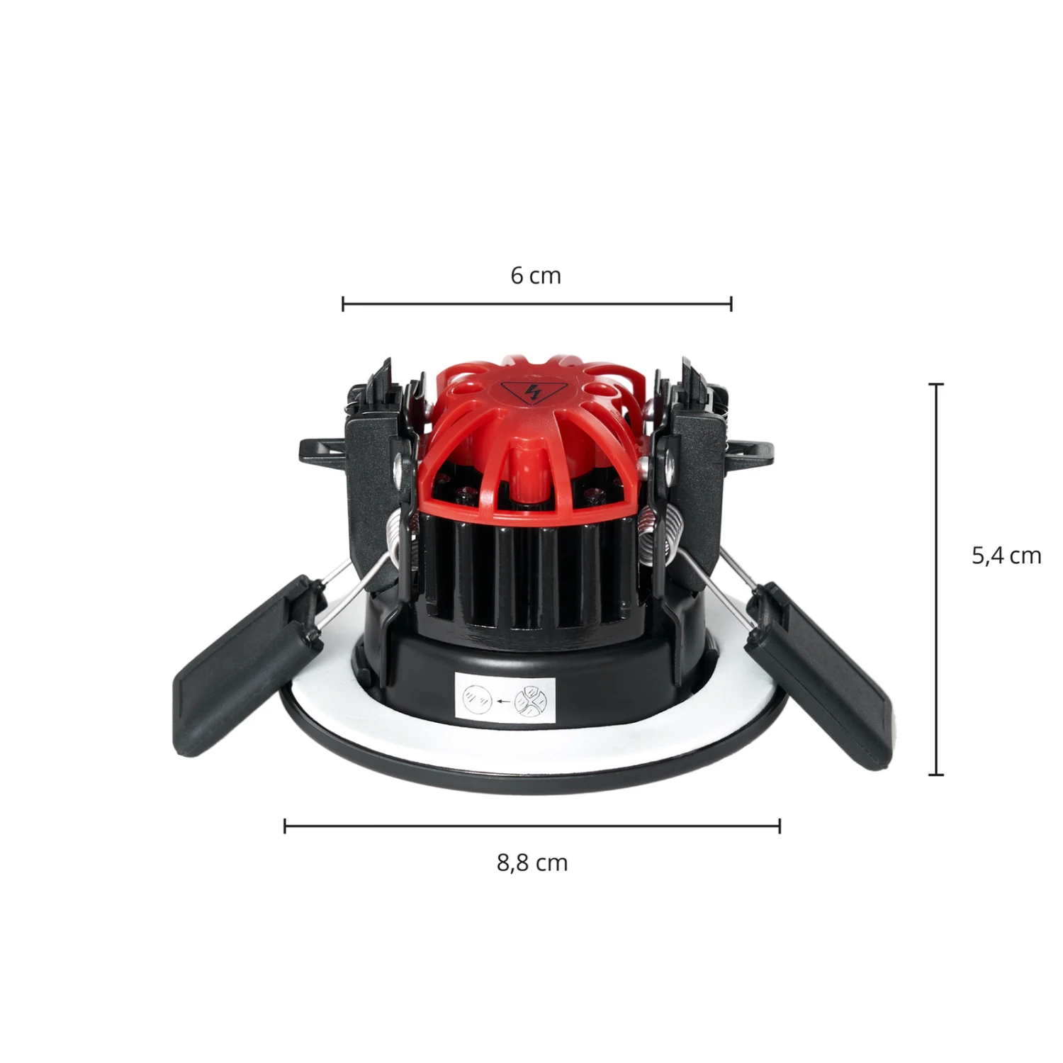 Arcchio Elmon Lampe Encastrable LED, IP65, Noir 8 Arcchio Elmon Lampe Encastrable LED, IP65, Noir – Image 6