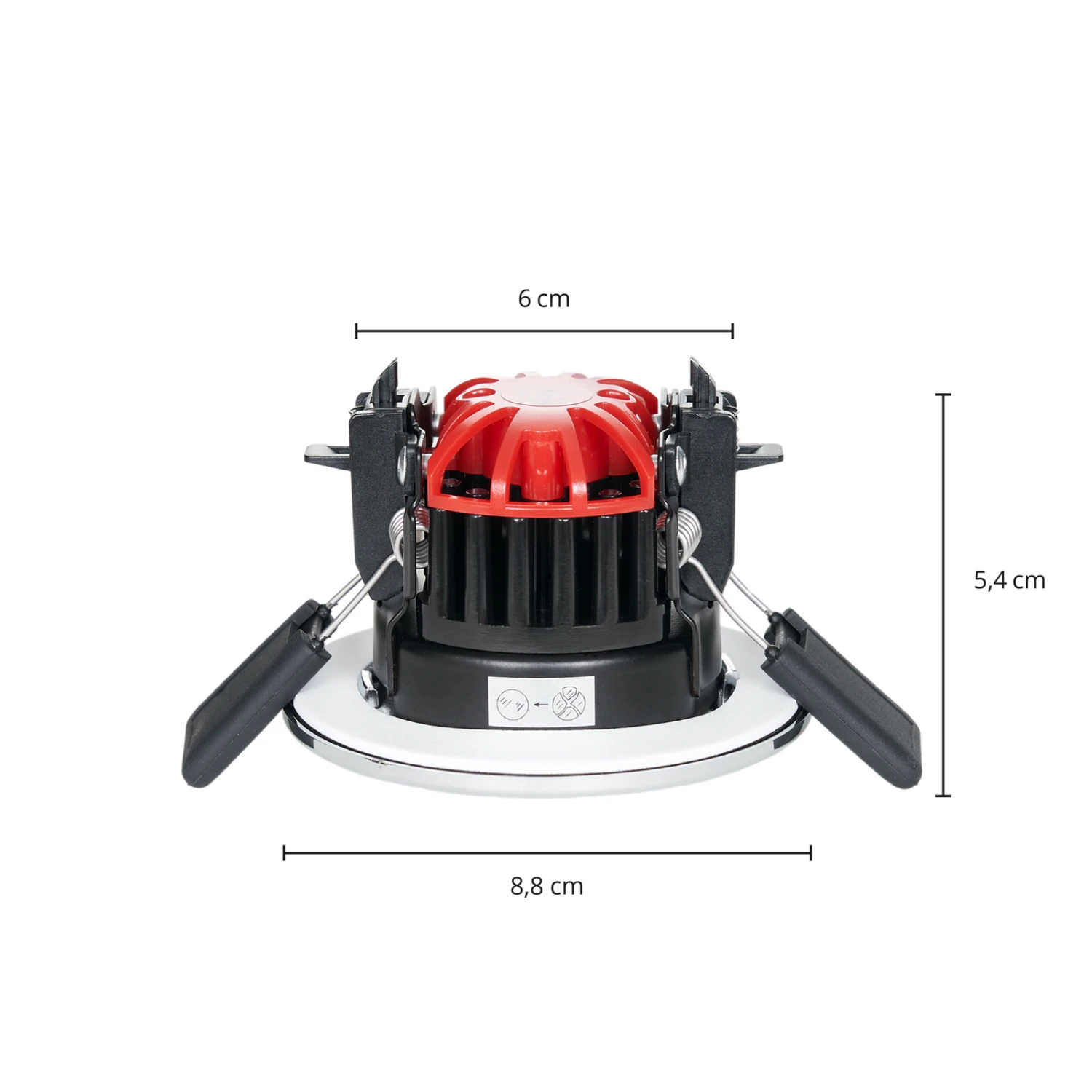 Arcchio Elmon Lampe Encastrable LED, IP65, Chromé 8 Arcchio Elmon Lampe Encastrable LED, IP65, Chromé – Image 6