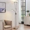Lampadaire Indirect LED Amadou Liseuse, Nickel 2 Lampadaire Indirect LED Amadou Liseuse, Nickel -Sélectionnez Les Magasins D'Éclairage 9945370