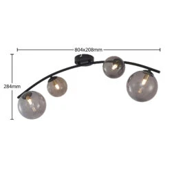 Lindby Sugiava Plafonnier Sphère 4 lampes -Sélectionnez Les Magasins D'Éclairage 9951029 3