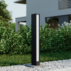 Lucande Borne Lumineuse LED Lirka, Gris Foncé, 2 Lampes -Sélectionnez Les Magasins D'Éclairage 9969105 2