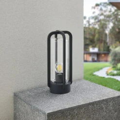 Lucande Tiras Plafonnier Extérieur Gris Foncé IP65 -Sélectionnez Les Magasins D'Éclairage 9969197 1