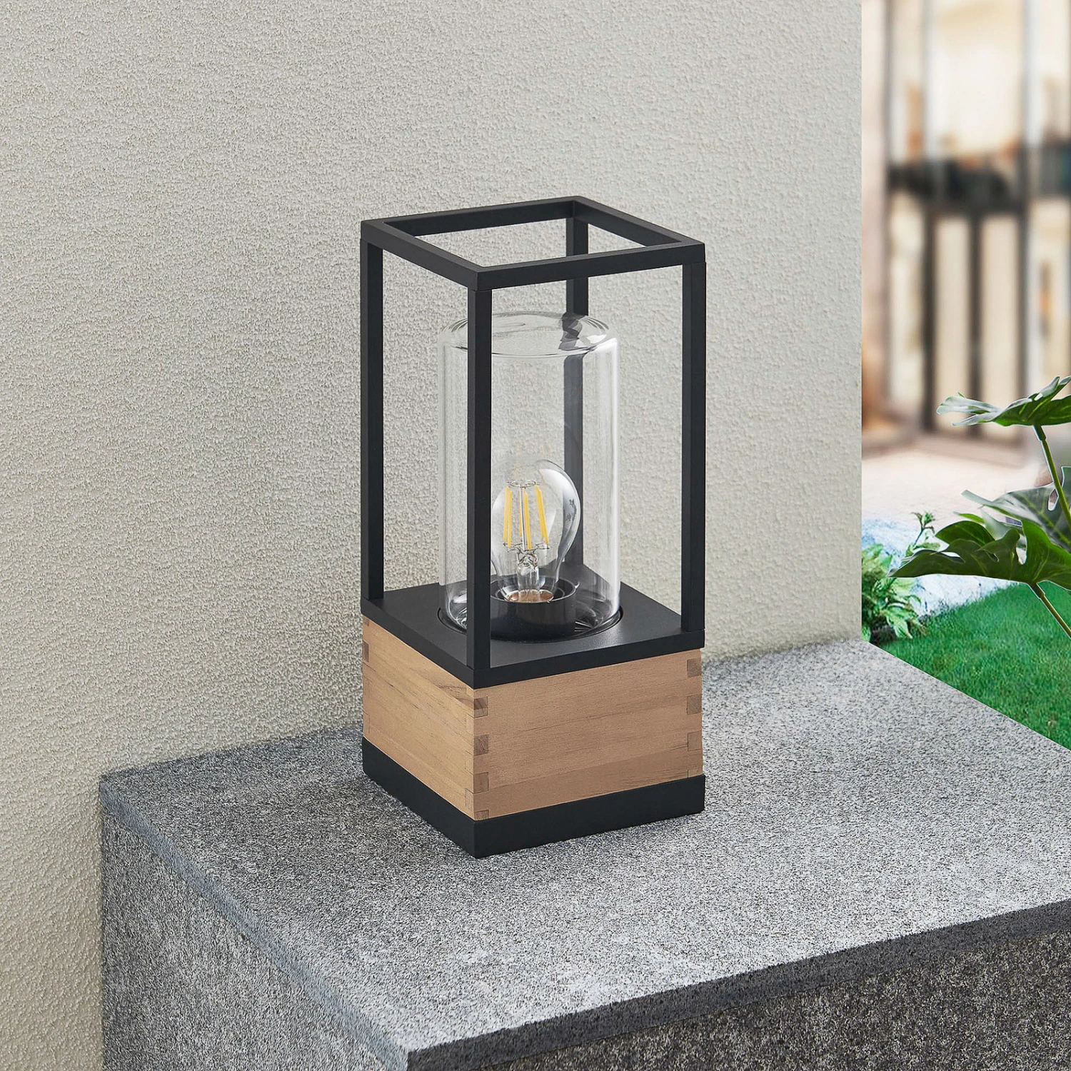 Lucande Enjan Plafonnier D’extérieur En Teck 4 Lucande Enjan Plafonnier D’extérieur En Teck – Image 2