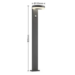 Lindby Eireen Borne Lumineuse Solaire LED, 80 cm -Sélectionnez Les Magasins D'Éclairage 9977106 3