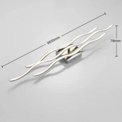 Plafonnier LED Safia à Trois Lampes, Forme Ondulée 14 Plafonnier LED Safia à Trois Lampes, Forme Ondulée -Sélectionnez Les Magasins D'Éclairage 9985090 3